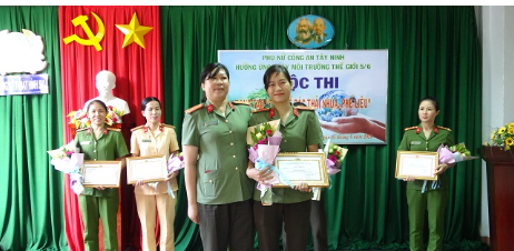 Hội Phụ nữ CA Tây Ninh: Tổ chức cuộc thi “Tái chế rác thải nhựa, phế liệu”